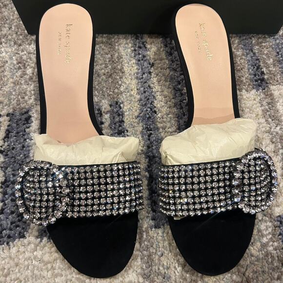 Kate spade seville kitten heel sandals. Size 9 - Picture 2 of 4